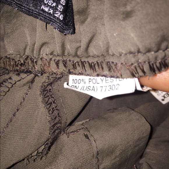 Zara Woman brown Pants with drawstring Sz S - Picture 7 of 7